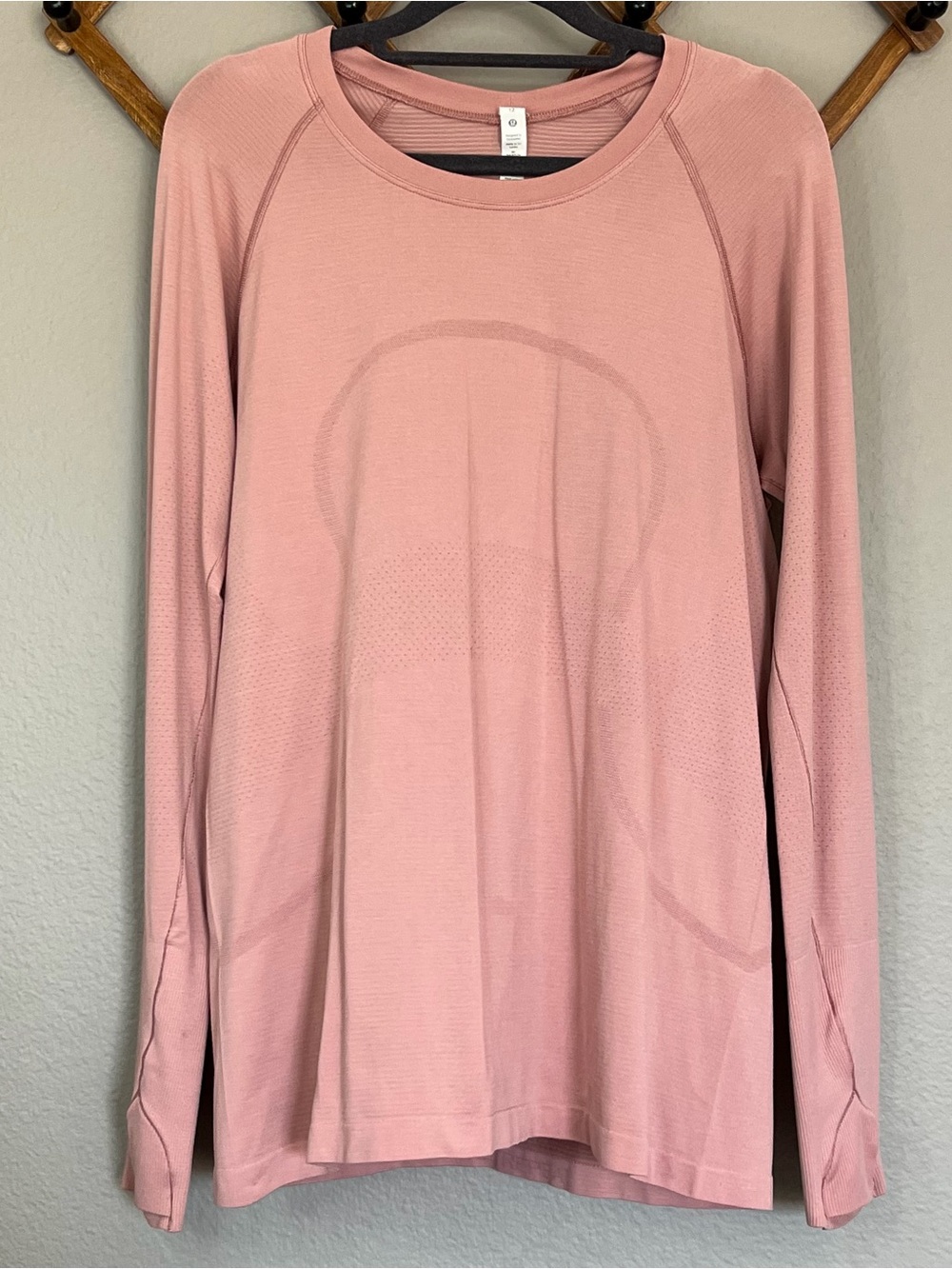Lululemon Pink Swiftly Tech Long Sleeve Size 12
